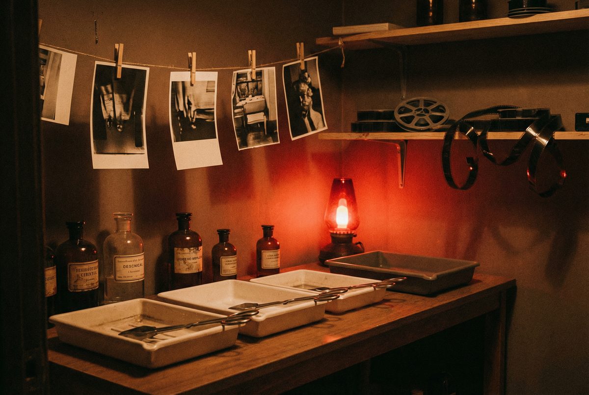 蘑菇视频暗房冲洗胶片摄影视频教程