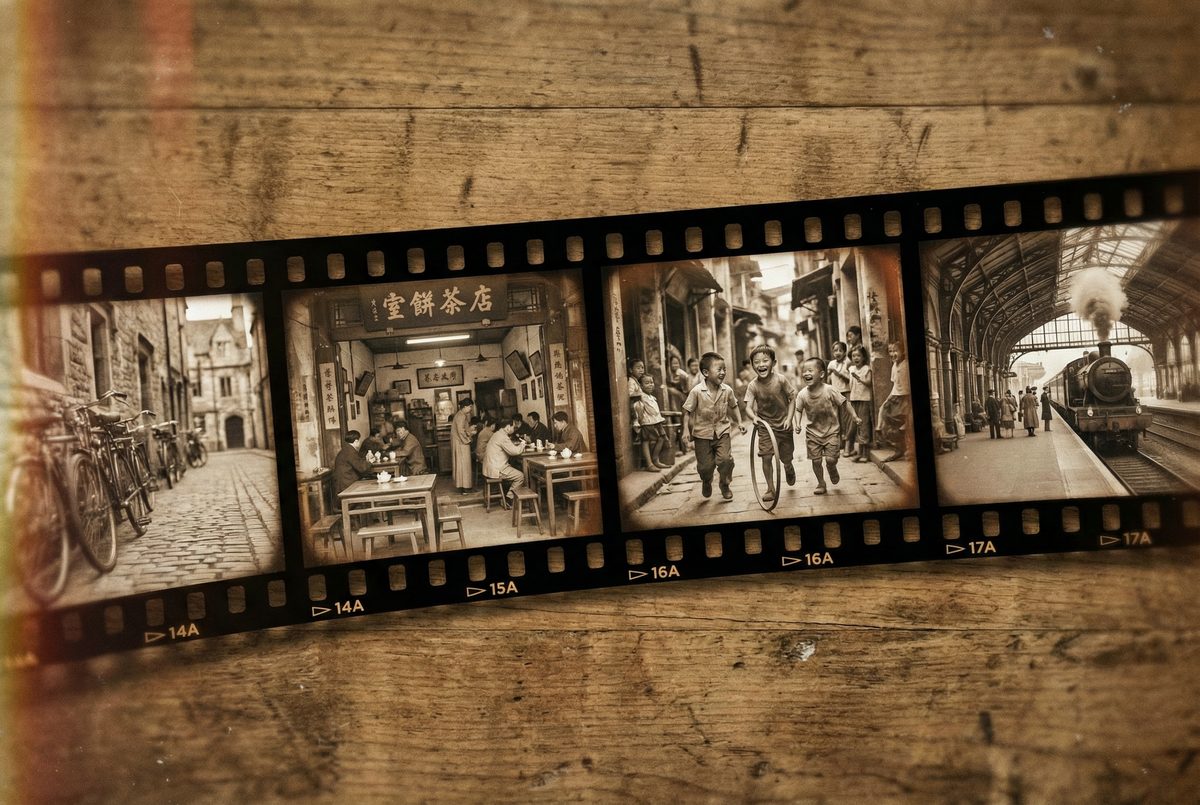 蘑菇视频品牌故事 - 复古胶片摄影影像记忆